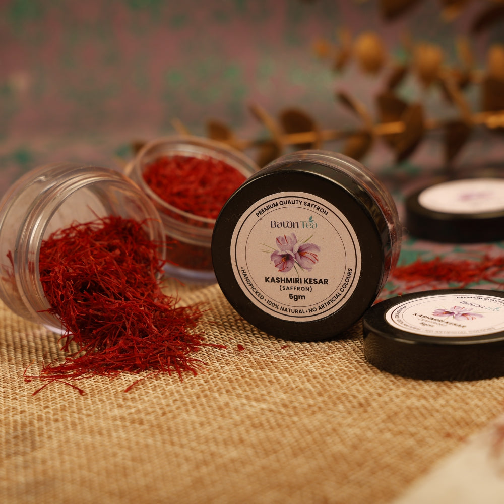 Baton tea saffron