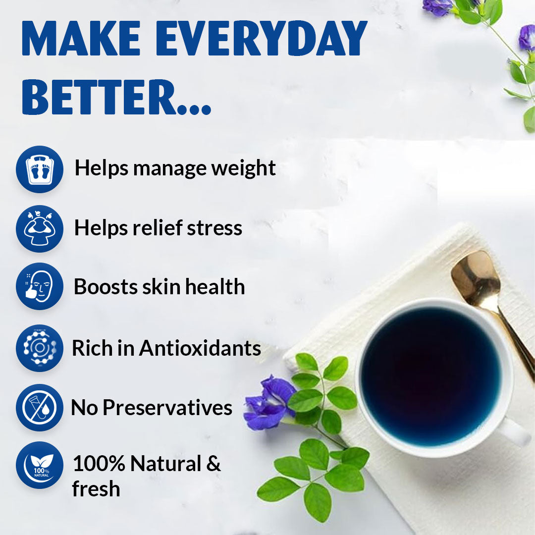 Blue Tea | Caffeine-Free Herbal Infusion