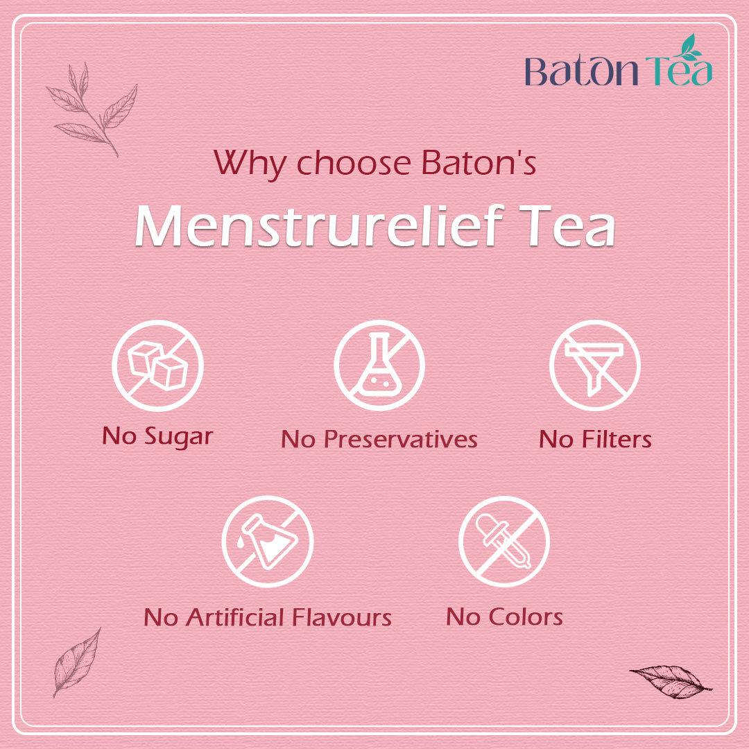 Why choose baton's menstrurelief tea