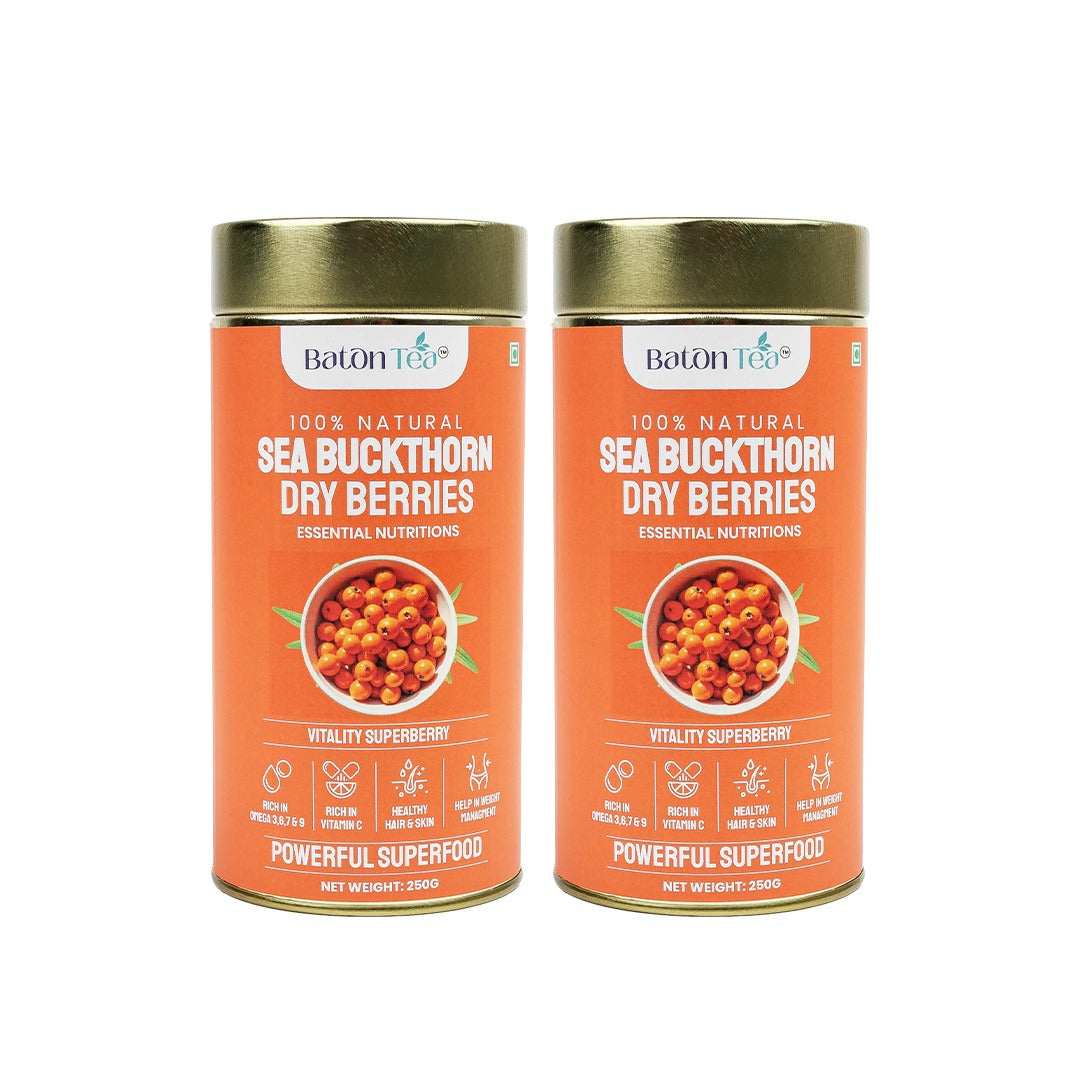 Sea Buckthorn Dry Berries | 100% Pure & Nutrient-Rich