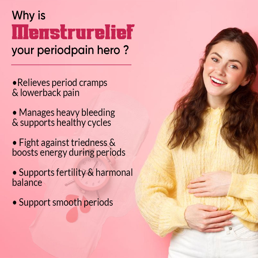 MenstruRelief Tea | Herbal Infusion for Period Pain Relief