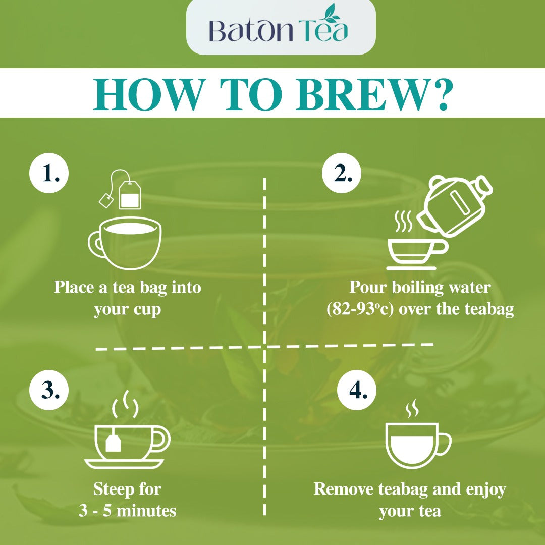 How to Brew Baton Belly Fat Tea 28 Tea Bags