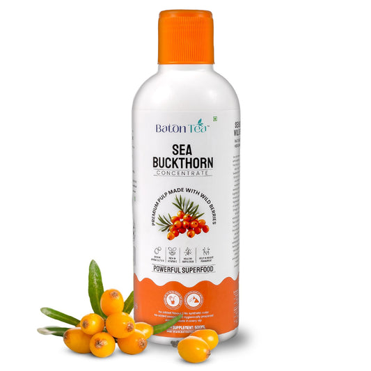 Sea Buckthorn Pulp – 500ml | 100% Pure, Organic & Nutrient-Rich