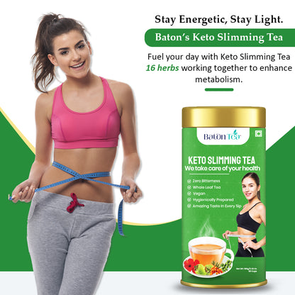 Baton Keto Slimming Tea 100g – Herbal Loose Leaf Tea for Weight Management & Wellness