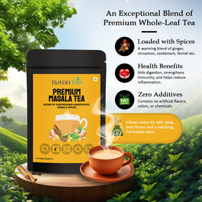 Premium Masala Tea | Handpicked Spiced Chai Blend
