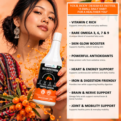 Baton Tea Himalayan Sea Buckthorn Juice 500ml