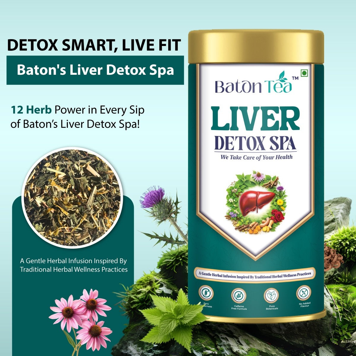 Liver Detox Spa tea packaging