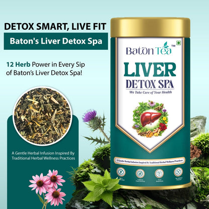 Liver Detox Spa tea packaging