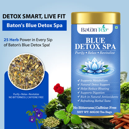 25 Herbs' Power of Blue Tea