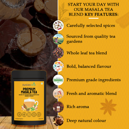Premium Masala Tea | Handpicked Spiced Chai Blend