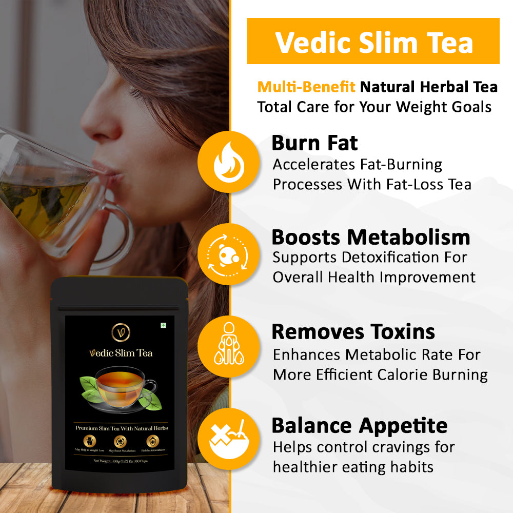 Vedic Slim Tea | Herbal Weight Loss Blend