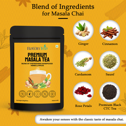 Premium Masala Tea | Handpicked Spiced Chai Blend