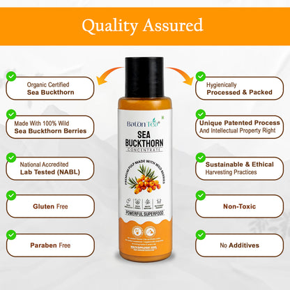 Sea Buckthorn Pulp Bottle – 100ml | 100% Pure, Organic & Nutrient-Rich