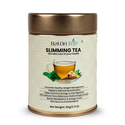 Slimming Tea | Herbal Loose Leaf for Weight Loss Tin Box