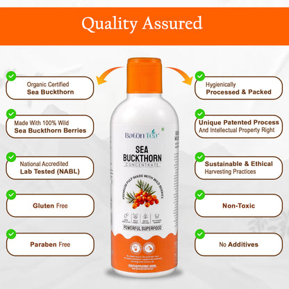 Sea Buckthorn Pulp – 500ml | 100% Pure, Organic & Nutrient-Rich