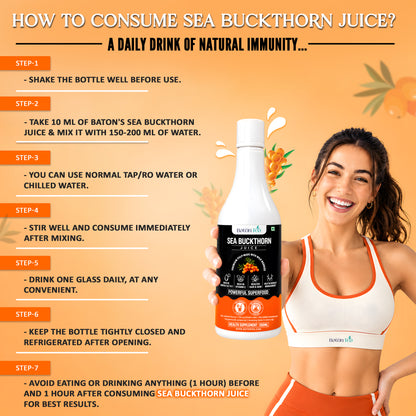 Baton Tea Himalayan Sea Buckthorn Juice 500ml