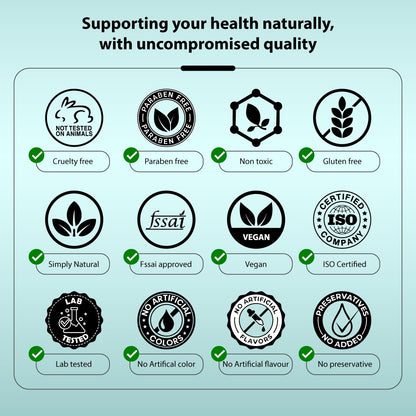 Collection of Liver Detox Tea product certification