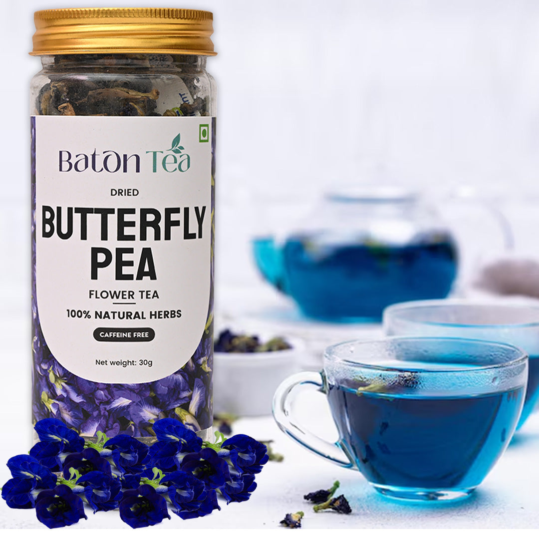 Blue Tea Caffein Free Herbal Tea Combo