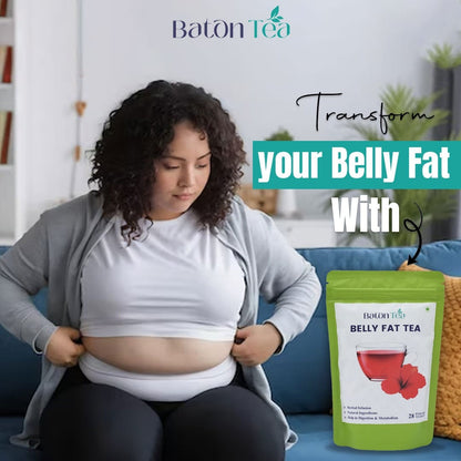 Belly Fat with Baton Tea