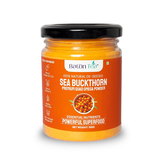 Sea Buckthorn Powder | 100% Pure, Organic & Nutrient-Rich