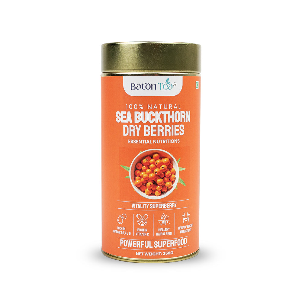 Sea Buckthorn Dry Berries | 100% Pure & Nutrient-Rich