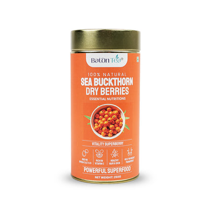 Sea Buckthorn Dry Berries | 100% Pure & Nutrient-Rich