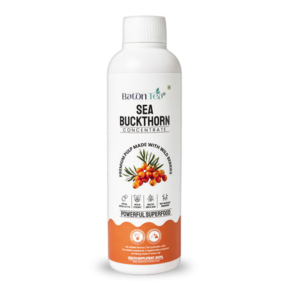 Sea Buckthorn Pulp Plastic Bottle | 100% Pure, Organic & Nutrient-Rich