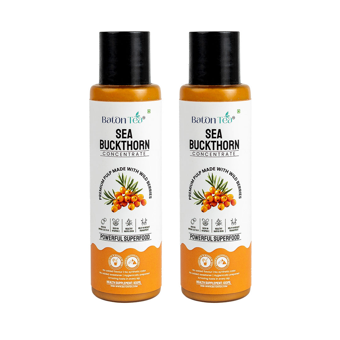 Sea Buckthorn Pulp Bottle – 100ml | 100% Pure, Organic & Nutrient-Rich