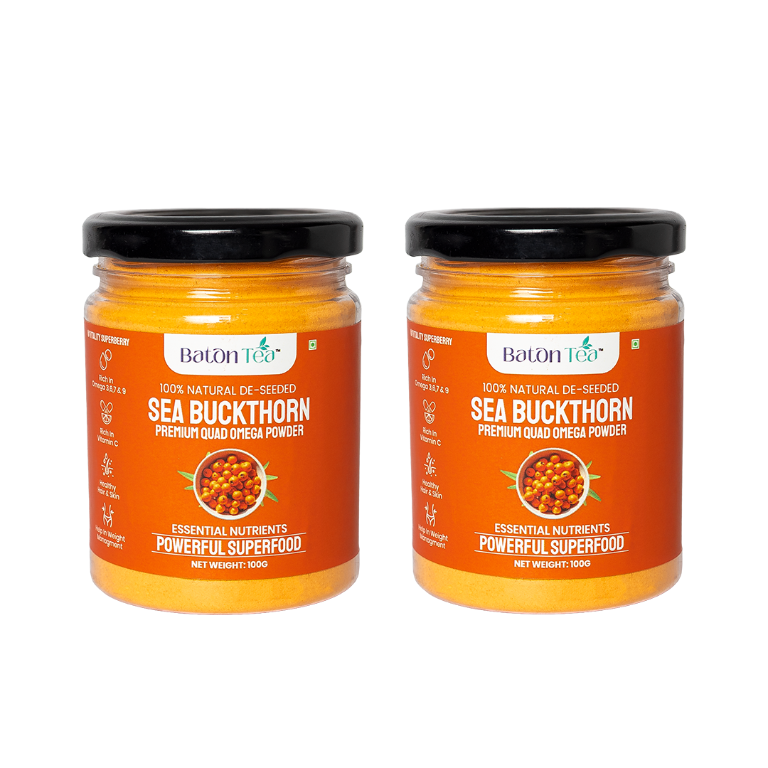 Sea Buckthorn Powder | 100% Pure, Organic & Nutrient-Rich