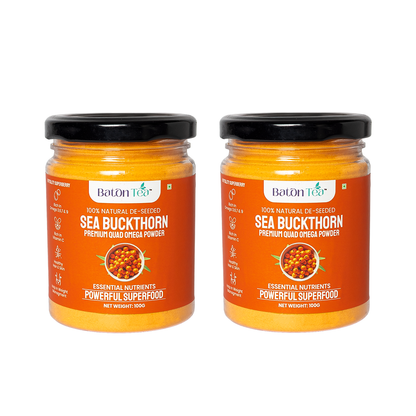 Sea Buckthorn Powder | 100% Pure, Organic & Nutrient-Rich