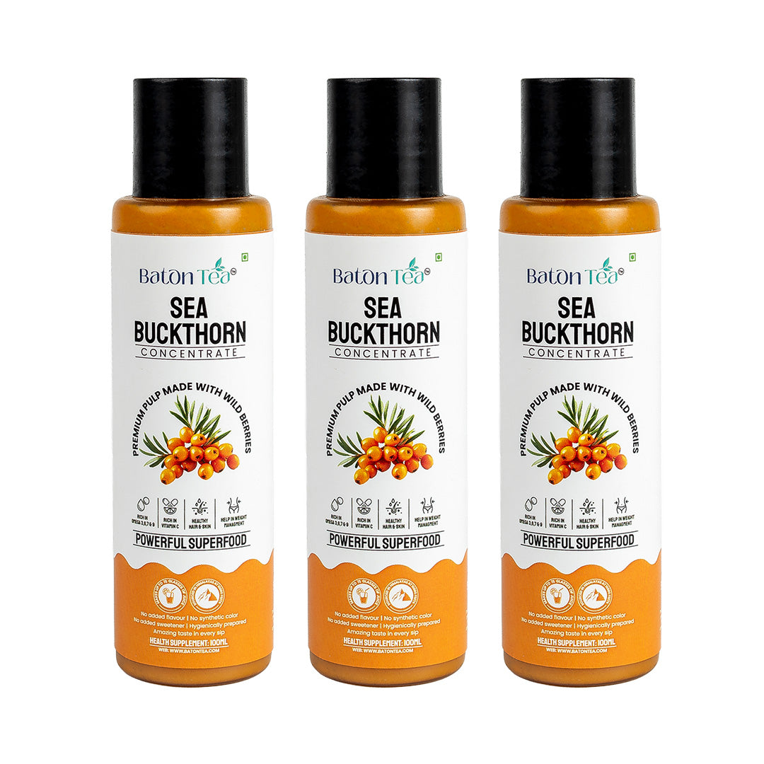 Sea Buckthorn Pulp Bottle – 100ml | 100% Pure, Organic & Nutrient-Rich