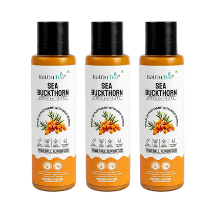Sea Buckthorn Pulp Bottle – 100ml | 100% Pure, Organic & Nutrient-Rich