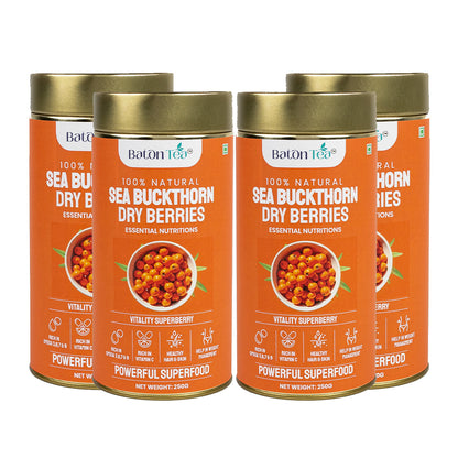 Sea Buckthorn Dry Berries | 100% Pure & Nutrient-Rich