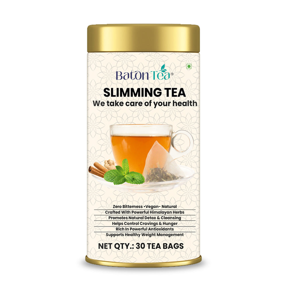 Baton Slimming Tea 30 Tea Bags – Herbal Tea Bags for Weight Management, Natural Detox