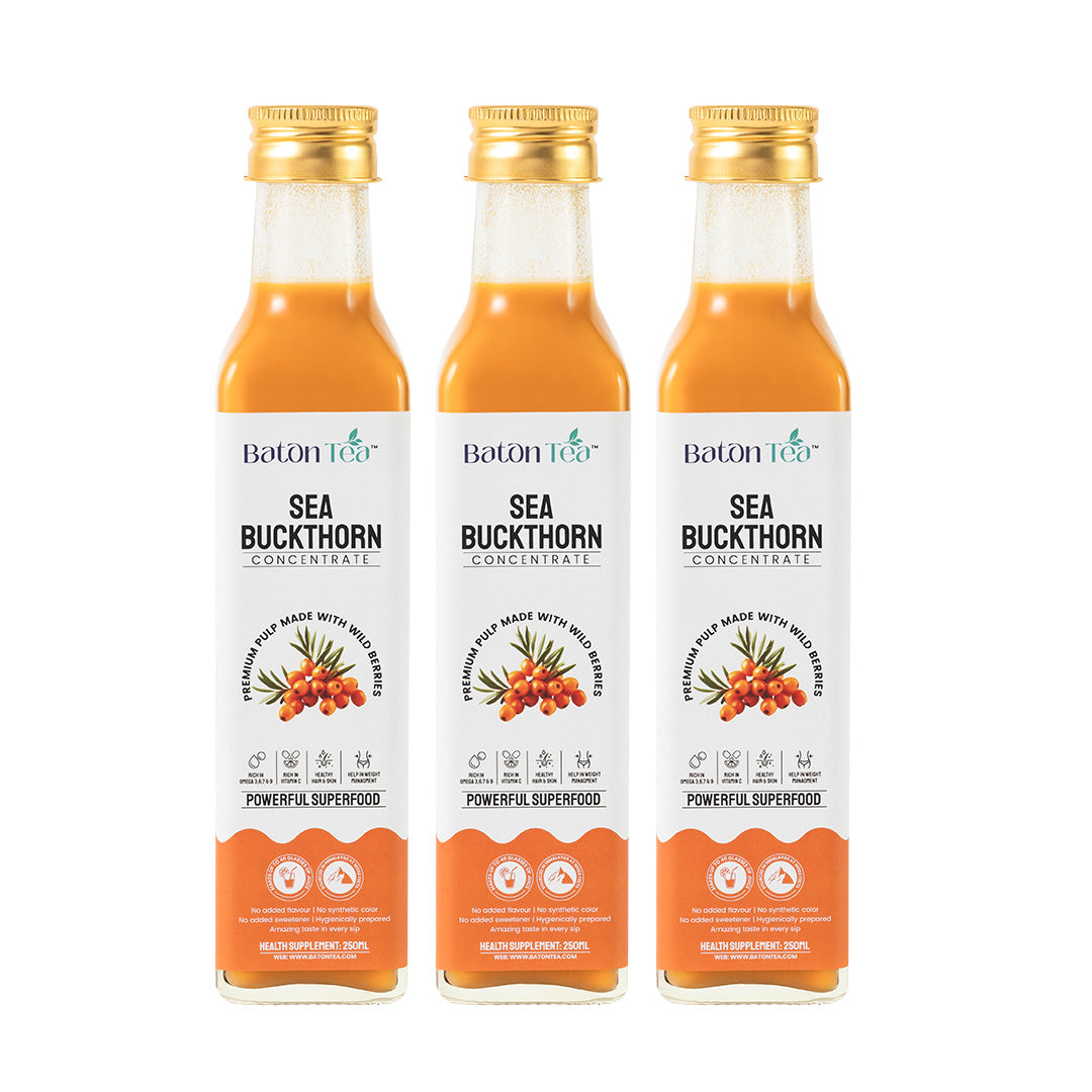 Sea Buckthorn Pulp – 250ml | 100% Pure, Organic & Nutrient-Rich