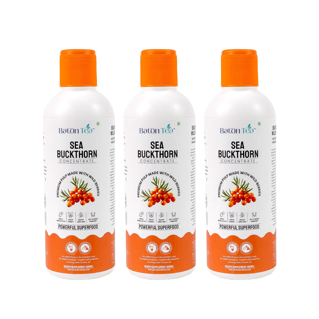 Sea Buckthorn Pulp Plastic Bottle | 100% Pure, Organic & Nutrient-Rich