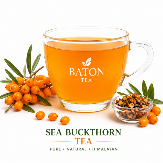 Sea Buckthorn Leaves – 250g | Herbal, Caffeine-Free & Antioxidant-Rich