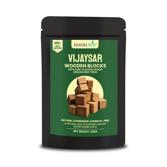 Baton Tea Vijaysar Wooden Blocks – Indian Kino Wood
